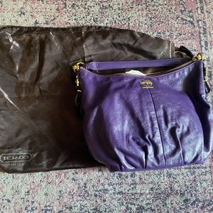 Coach purple purse